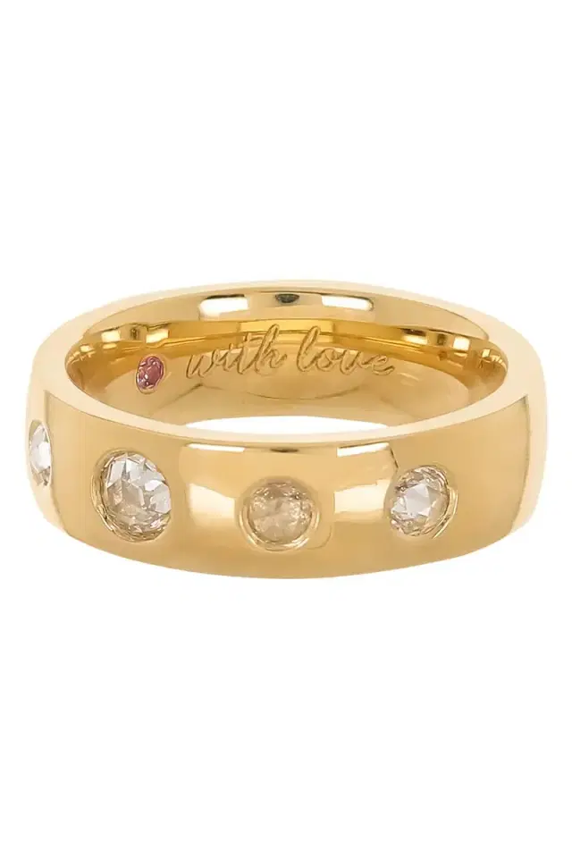 WITH LOVE Five Diamond Ring