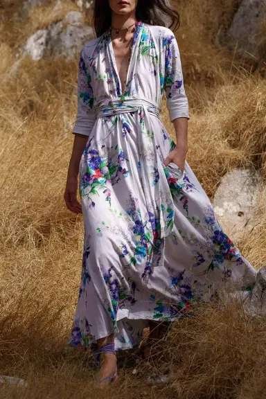 LUISA BECCARIA Floral Printed Luisa Dress | Thumbnail 2