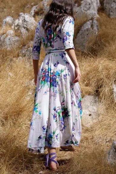 LUISA BECCARIA Floral Printed Luisa Dress | Thumbnail 3