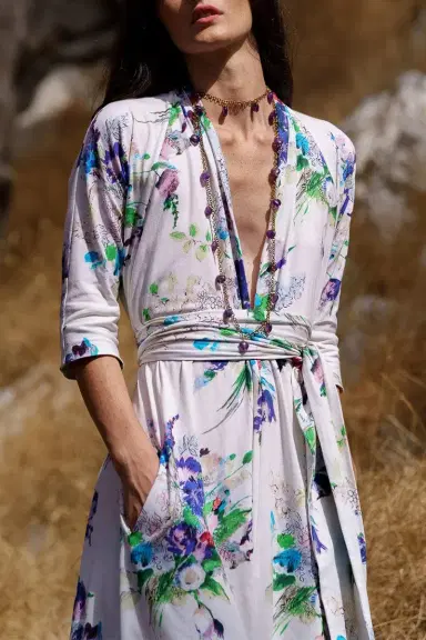 LUISA BECCARIA Floral Printed Luisa Dress | Thumbnail 4