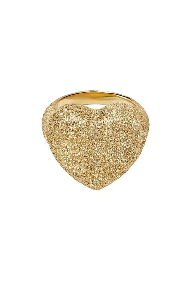 Carolina Bucci Florentine Finish Cuore Ring