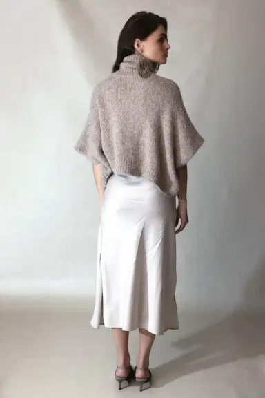 Brunello Cucinelli Fluid Pencil Skirt | Thumbnail 4
