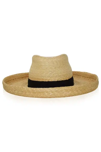 GIGI BURRIS MILLINERY Freddie Milanese Straw Hat | Thumbnail 3 GIGI BURRIS MILLINERY Freddie Milanese Straw Hat | Thumbnail 3