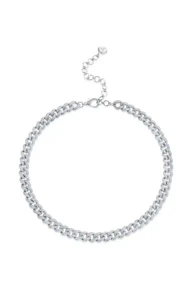 SHAY JEWELRY Full Pave Link Necklace | Thumbnail 1