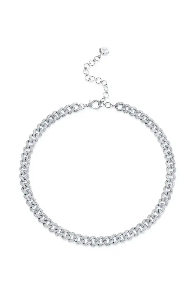 SHAY JEWELRY Full Pave Link Necklace