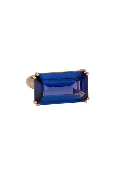 IRENE NEUWIRTH JEWELRY Gemmy Gem Double Prong Ring - Tanzanite | Thumbnail 1