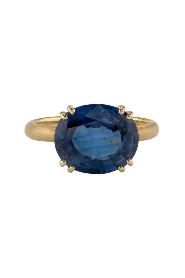 IRENE NEUWIRTH JEWELRY Gemmy Gem Double Prong Sapphire Ring