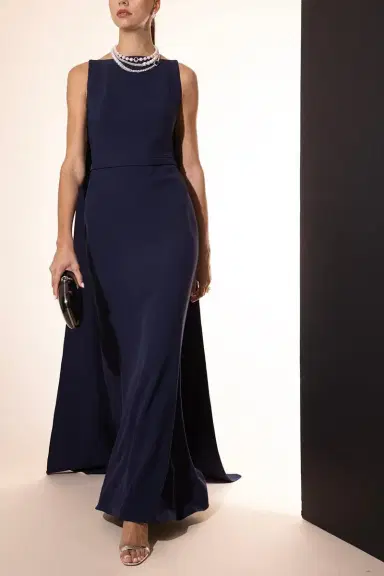 Safiyaa Ginevra Gown - Maritime | Thumbnail 3