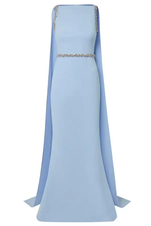 Safiyaa Ginevra Gown - Soft Sky