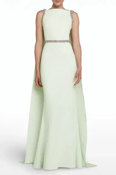 Safiyaa Ginevra Gown - Spearmint | Thumbnail 2