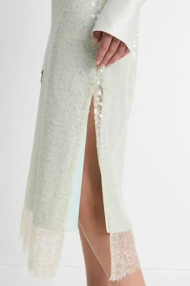 Vince Glassy Sequin Skirt | Thumbnail 3 Vince Glassy Sequin Skirt | Thumbnail 3