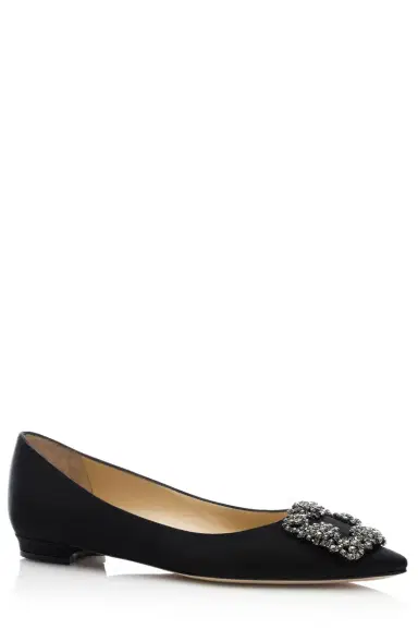 Manolo Blahnik Hangisi Flat | Thumbnail 4