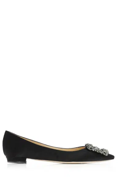 Manolo Blahnik Hangisi Flat | Thumbnail 1