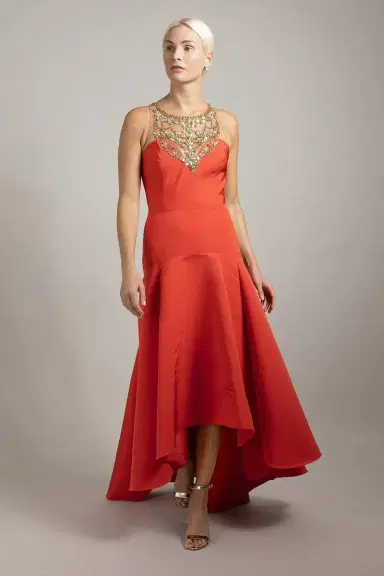 Marchesa Notte High Low Gown | Thumbnail 2 Marchesa Notte High Low Gown | Thumbnail 2