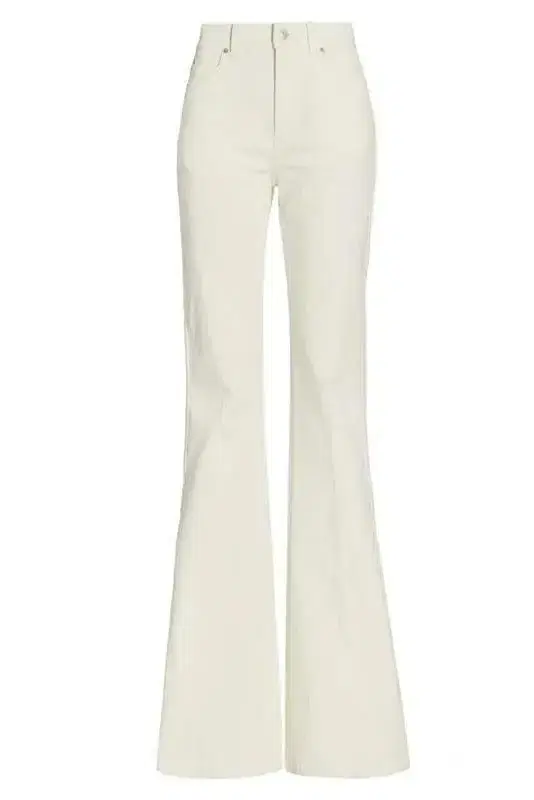 High Waisted Denim Trouser