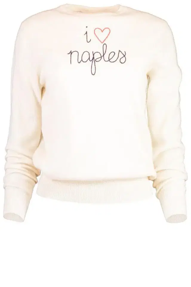 I Love Naples Crewneck - Cream