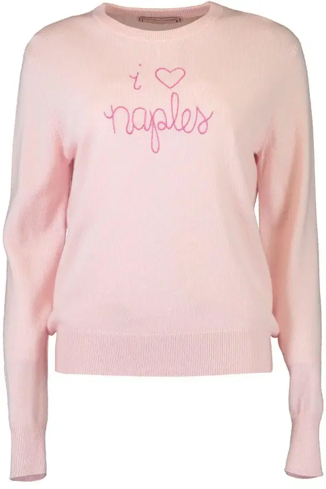 LINGUA FRANCA I Love Naples Crewneck - Peony