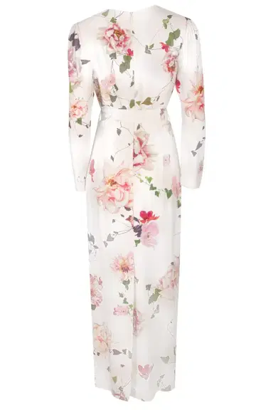 MONIQUE LHUILLIER Jewel Neck Gown | Thumbnail 3