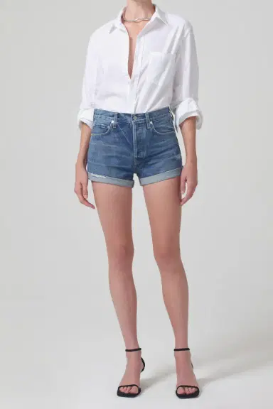 Citizens of Humanity Kayla Shirt - Optic White | Thumbnail 3