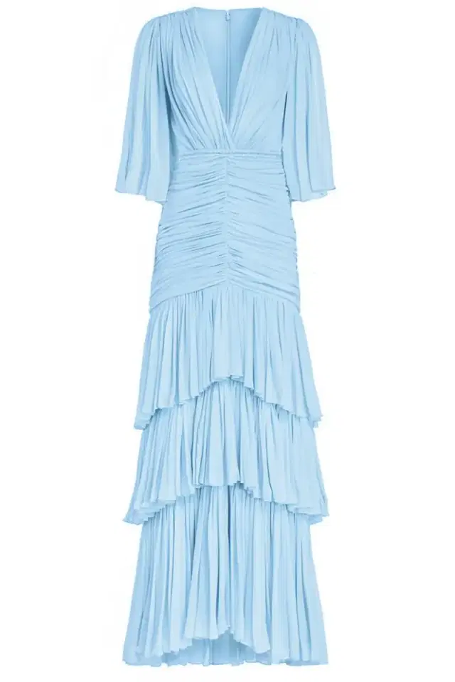 Costarellos Kelsey Silk Chiffon Dress