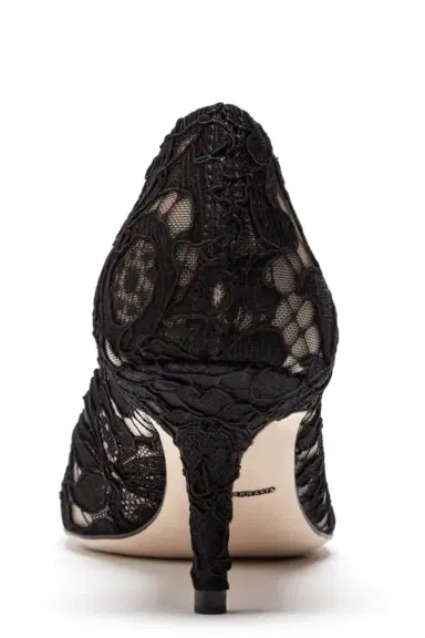 Dolce & Gabbana Lace Heel With Brooch | Thumbnail 5 Dolce & Gabbana Lace Heel With Brooch | Thumbnail 5