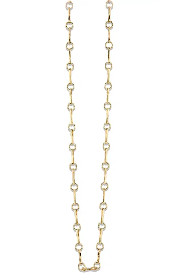 Large Circle Link Chain 16"