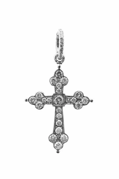 LOREE RODKIN Large Gothic Diamond Cross Pendant | Thumbnail 1