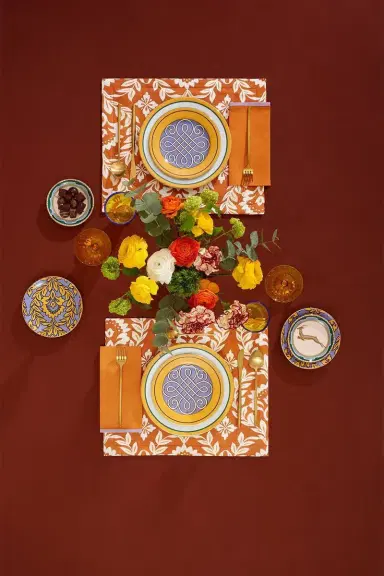La DoubleJ Large Napkins Set Of 6 - Siena Garland | Thumbnail 2