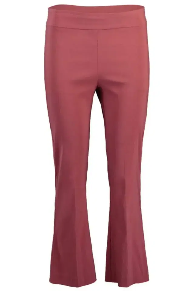 AVENUE MONTAIGNE Leo Crop Flare Pant - Sangria