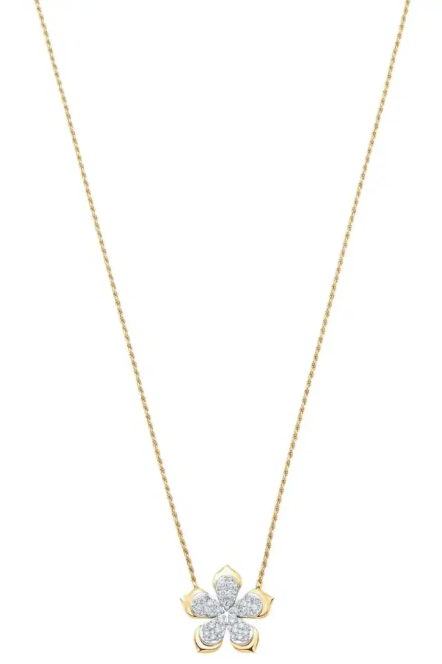 SARA WEINSTOCK Lierre Flower Necklace