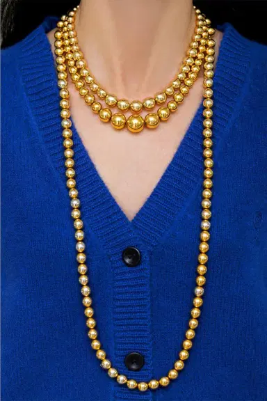 Jenna Blake Long Beaded Necklace | Thumbnail 2