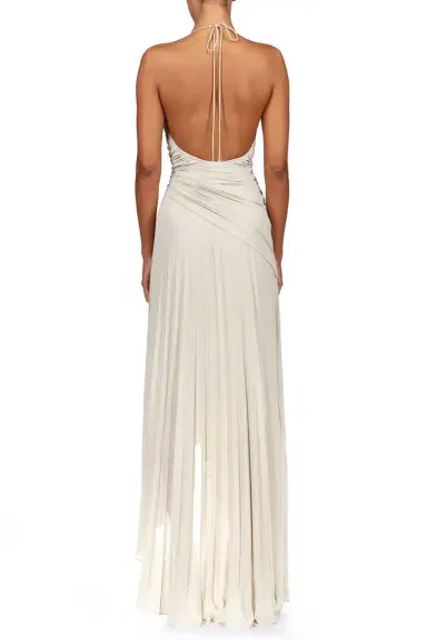 Alexandre Vauthier Long Pleated Dress | Thumbnail 6