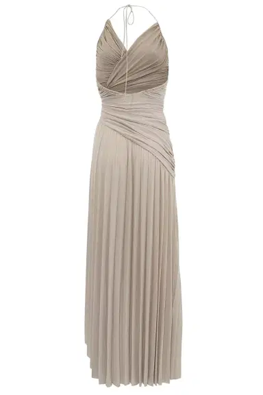 Alexandre Vauthier Long Pleated Dress | Thumbnail 7