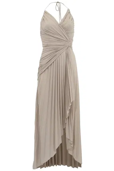 Alexandre Vauthier Long Pleated Dress | Thumbnail 1