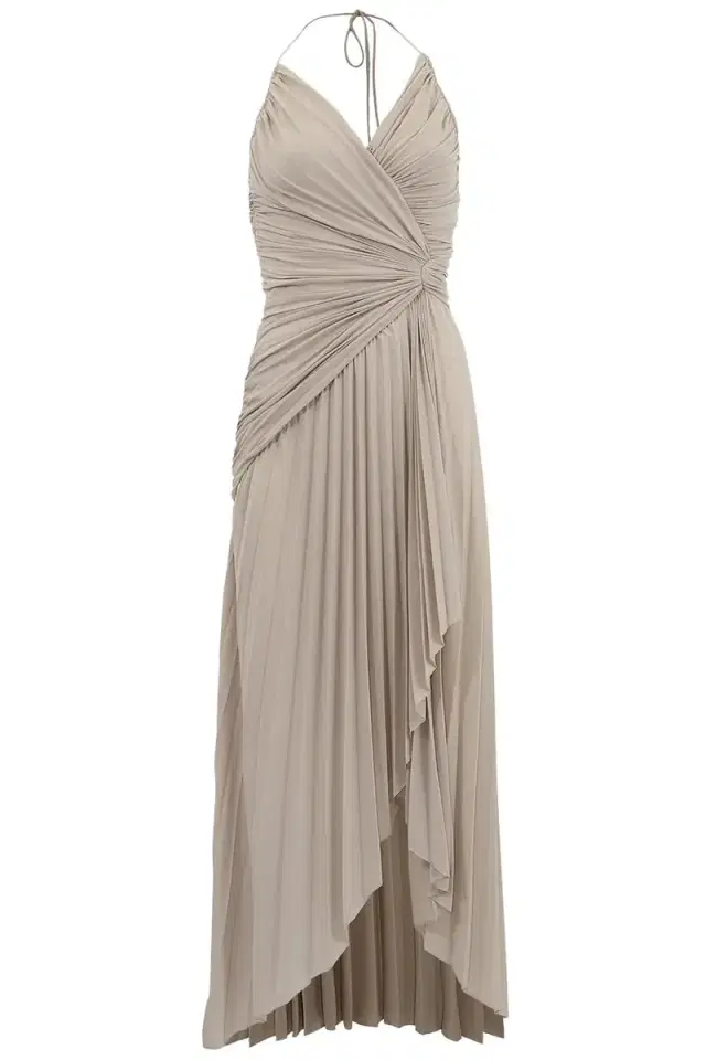 Long Pleated Dress