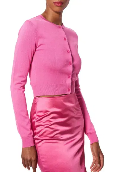 Carolina Herrera Long Sleeve Cardigan | Thumbnail 2 Carolina Herrera Long Sleeve Cardigan | Thumbnail 2