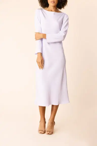 PETER COHEN Long Sleeve Midi Dress - Lotus | Thumbnail 2