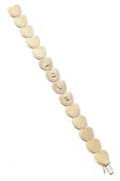 Foundrae Love Heart Token Bracelet | Thumbnail 6