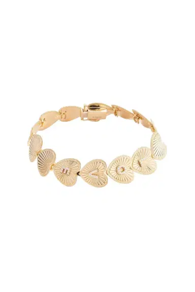 Foundrae Love Heart Token Bracelet | Thumbnail 1