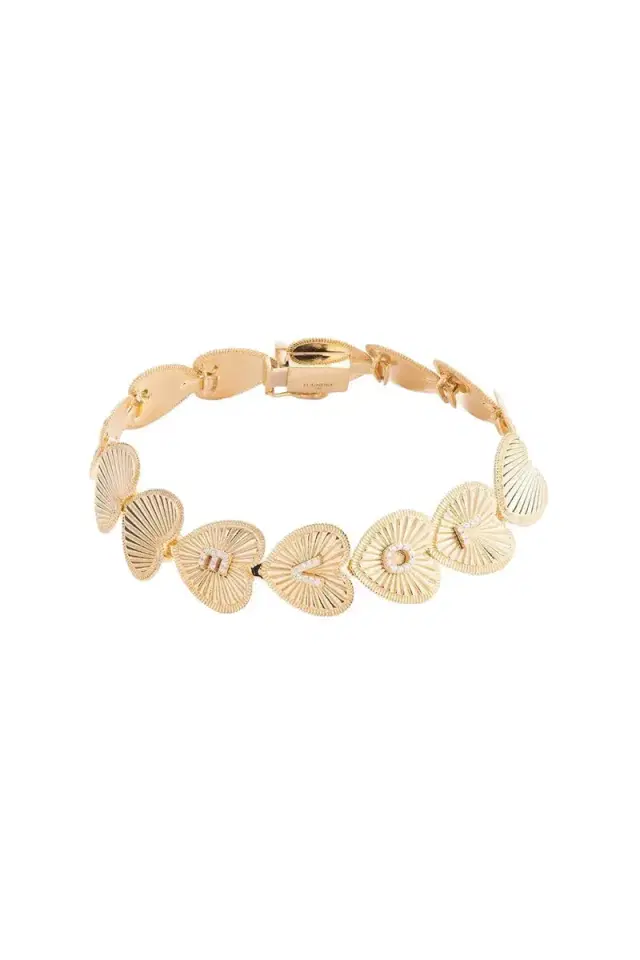 Foundrae Love Heart Token Bracelet