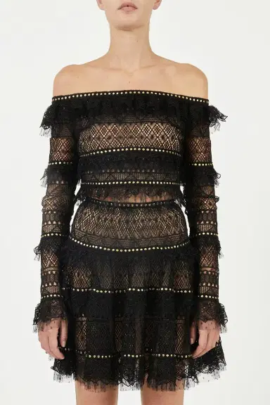 Elie Saab Macrame Top | Thumbnail 2