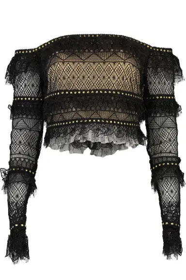 Elie Saab Macrame Top | Thumbnail 1