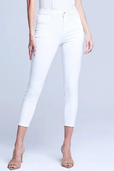 L'Agence Margot Skinny Jean - Blanc | Thumbnail 2