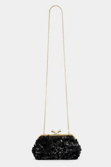 Anya Hindmarch Maud Tassel Clutch - Anthracite | Thumbnail 7
