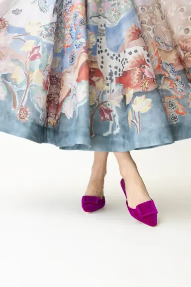 Manolo Blahnik Maysale Mule - Bright Purple | Thumbnail 2