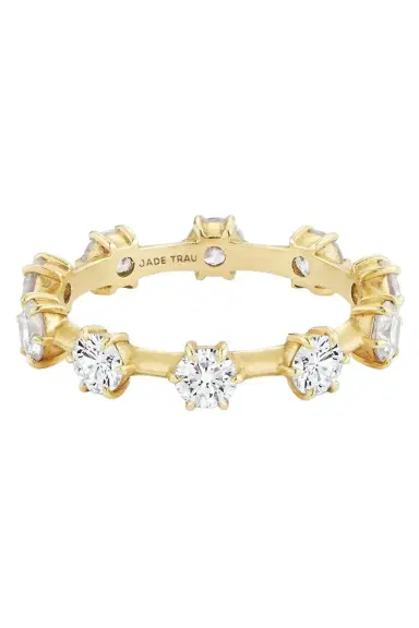 Jade Trau Medium Kismet Diamond Band - Yellow | Thumbnail 1 Jade Trau Medium Kismet Diamond Band - Yellow | Thumbnail 1