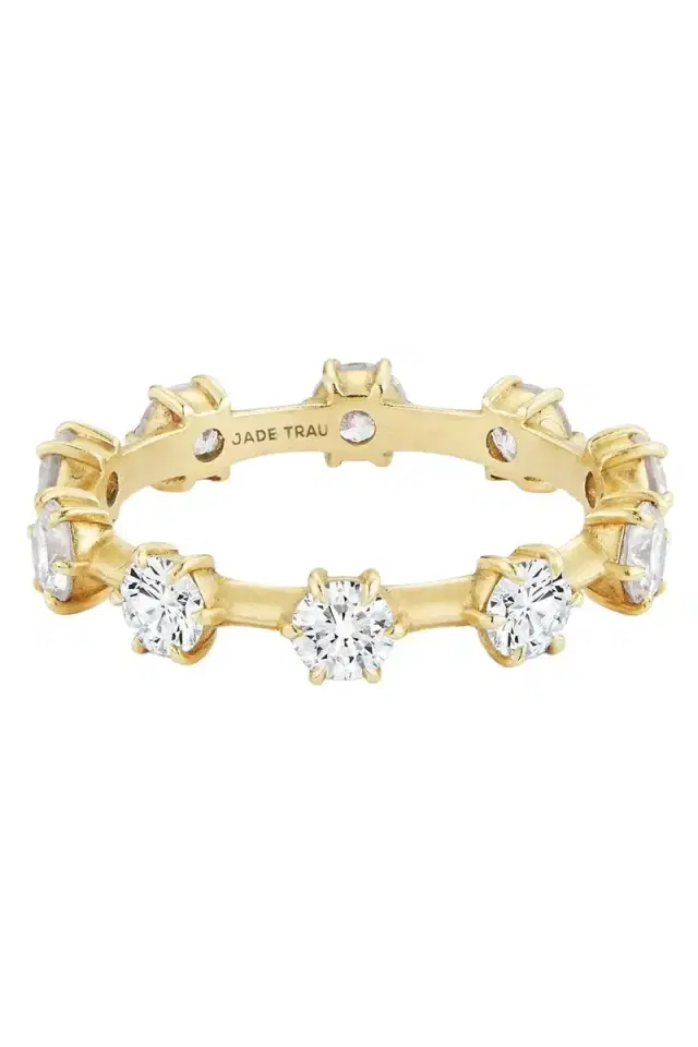 Medium Kismet Diamond Band - Yellow Gold