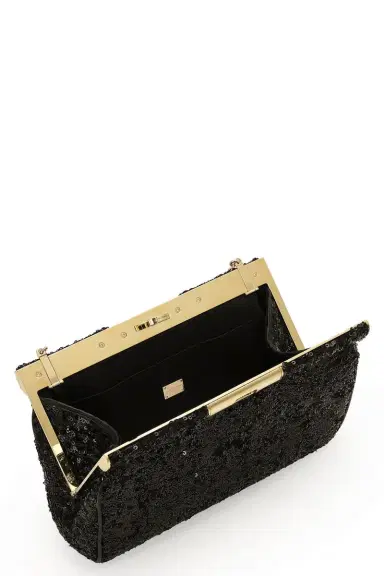 Dolce & Gabbana Medium Marlene Bag - Black Sequin | Thumbnail 3