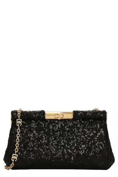 Dolce & Gabbana Medium Marlene Bag - Black Sequin | Thumbnail 1