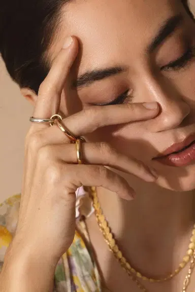 Spinelli Kilcollin Mercury MX Three Linked Ring | Thumbnail 2